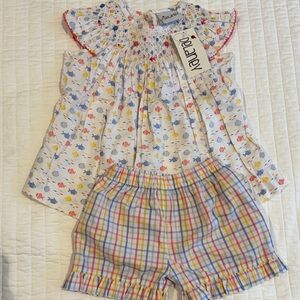 DeLaney Kids Fish and Plaid Pajama Set - Multicolor